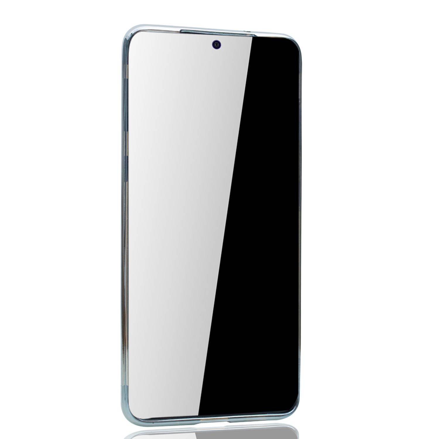 Samsung Galaxy S20 Plus Handyhülle Bumper Backcover Silber