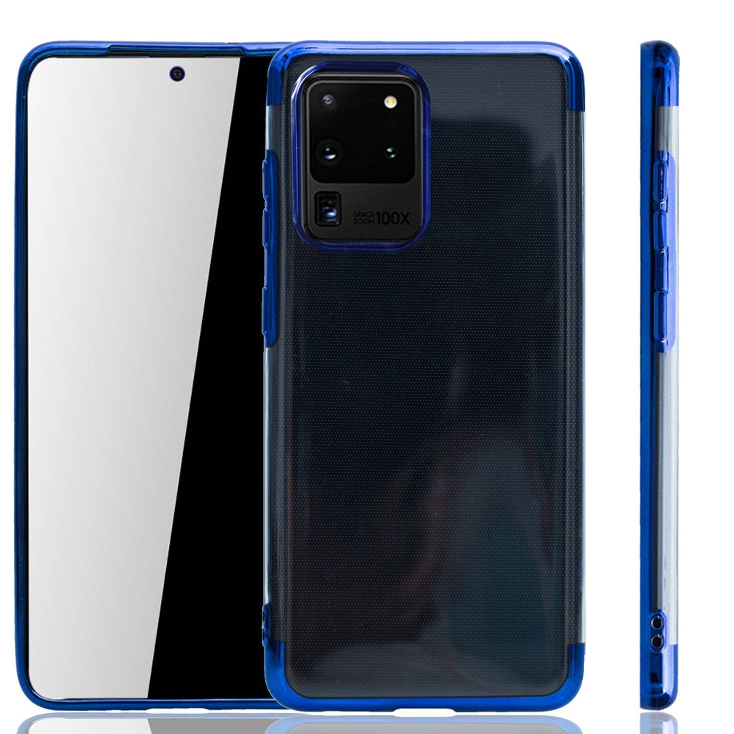 Samsung Galaxy S20 Ultra Handyhülle Bumper Backcover Blau