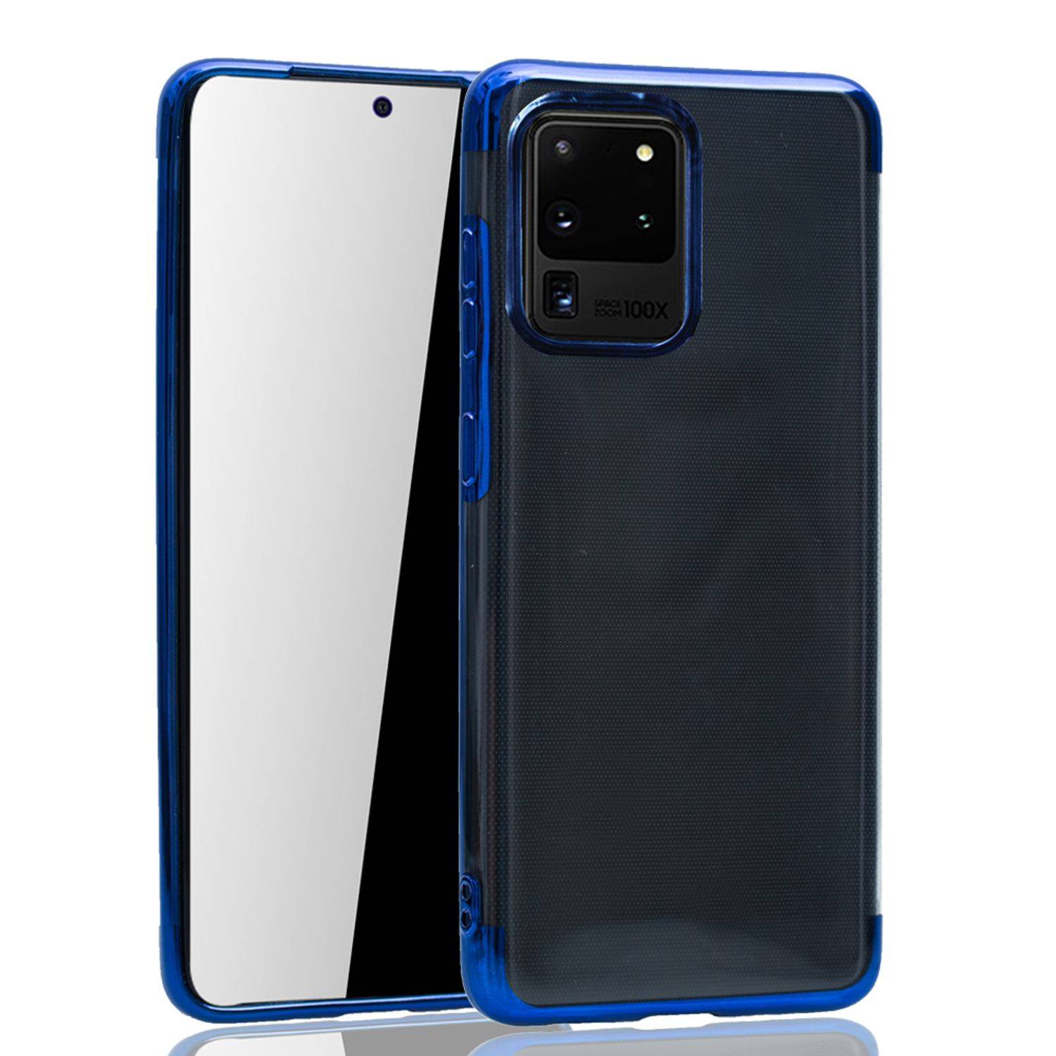 Samsung Galaxy S20 Ultra Handyhülle Bumper Backcover Blau