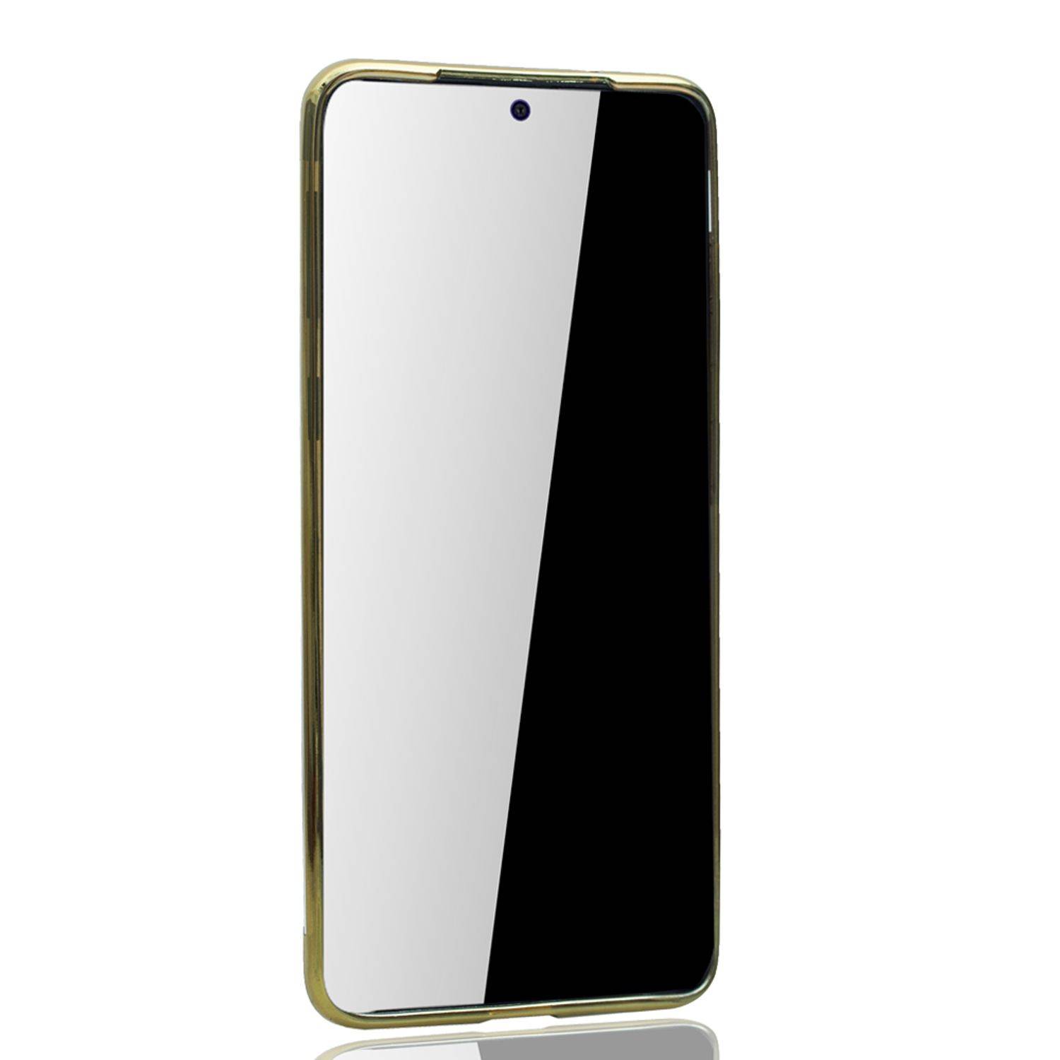 Samsung Galaxy S20 Ultra Handyhülle Bumper Backcover Gold