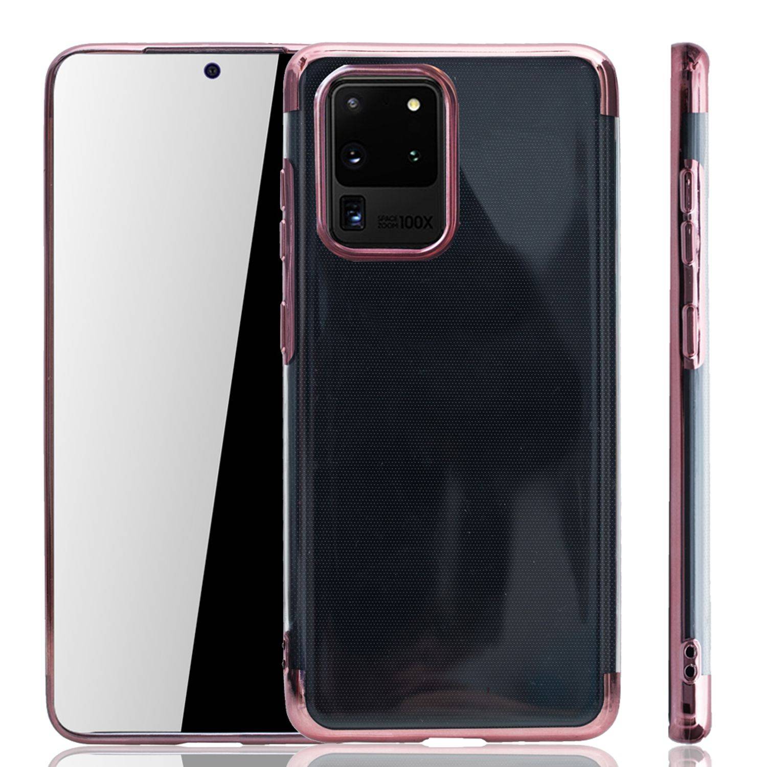 Samsung Galaxy S20 Ultra Handyhülle Bumper Backcover Rosa