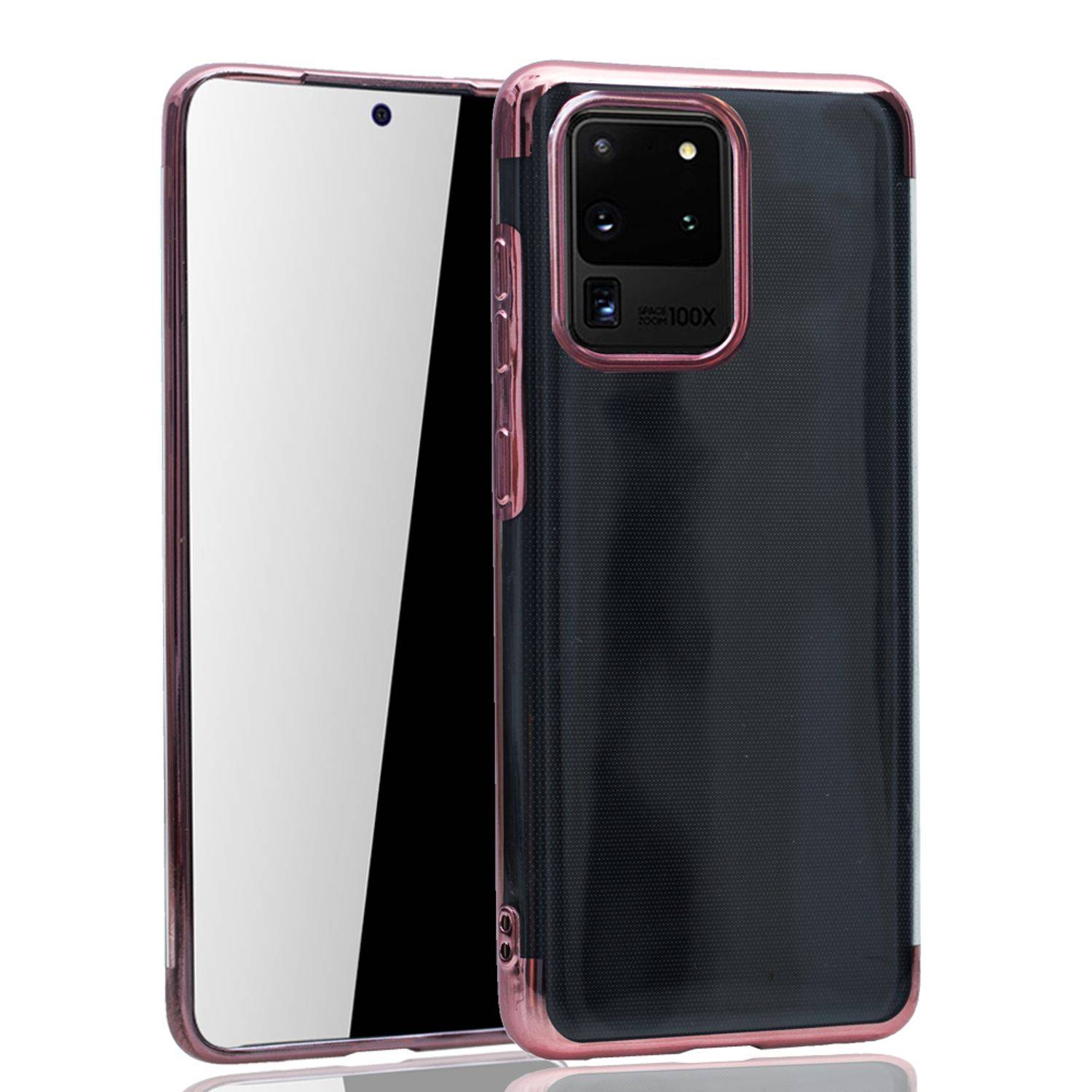 Samsung Galaxy S20 Ultra Handyhülle Bumper Backcover Rosa