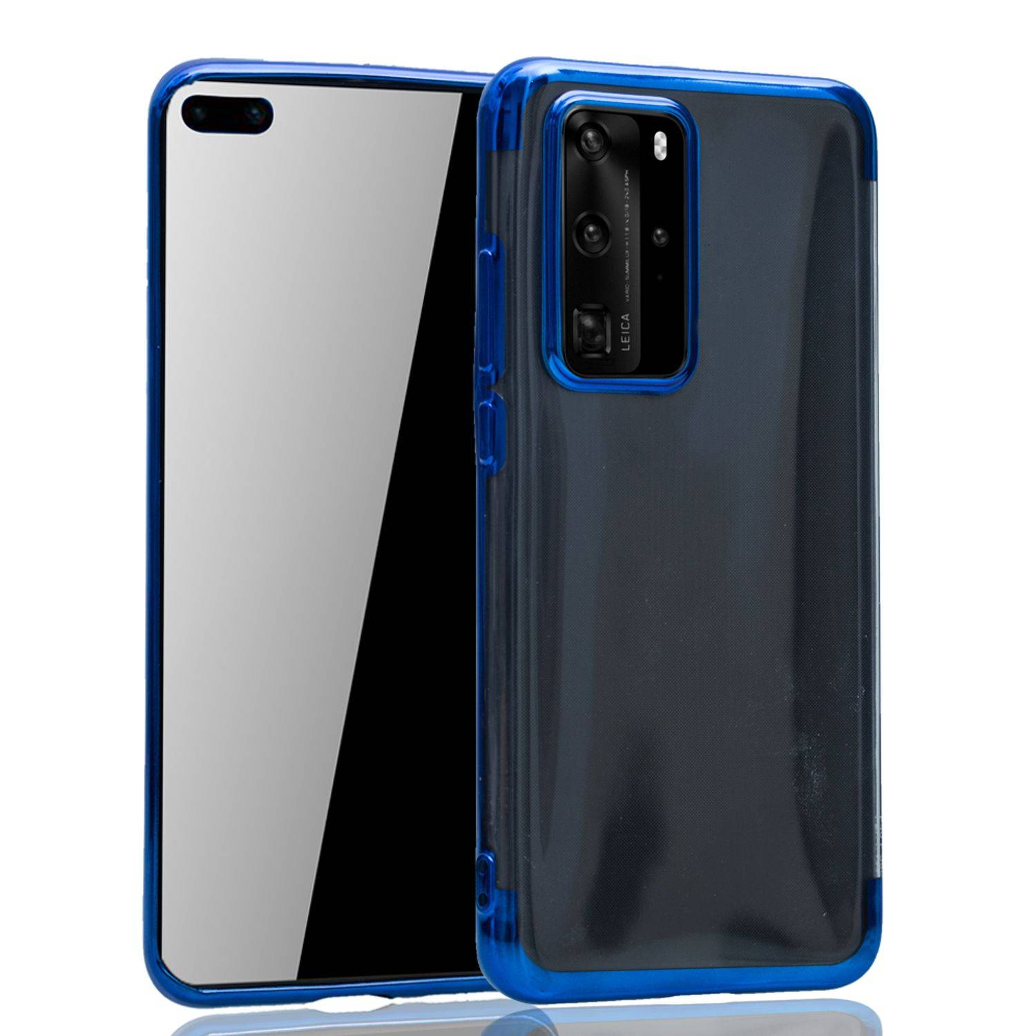 Huawei P40 Handyhülle Bumper Backcover Blau