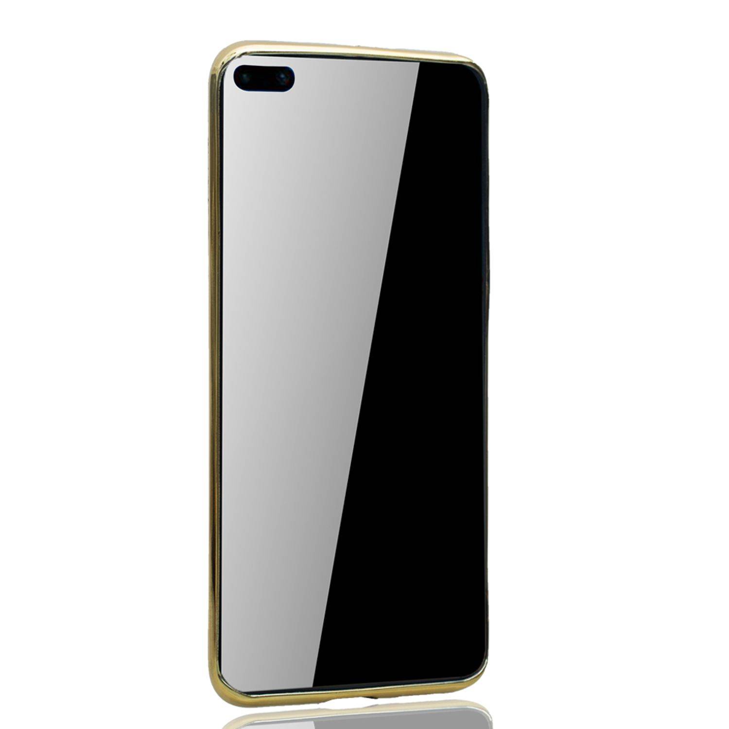 Huawei P40 Handyhülle Bumper Backcover Gold