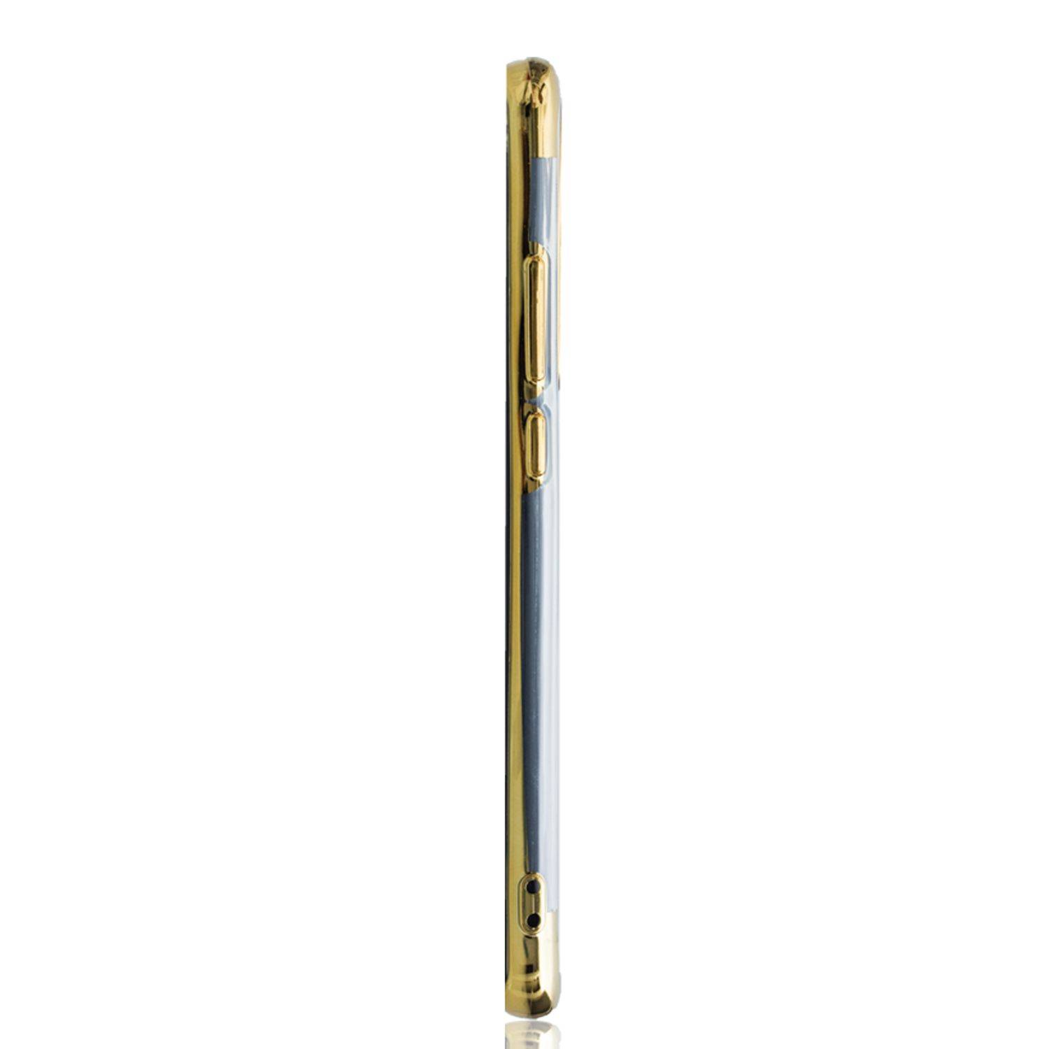 Huawei P40 Handyhülle Bumper Backcover Gold