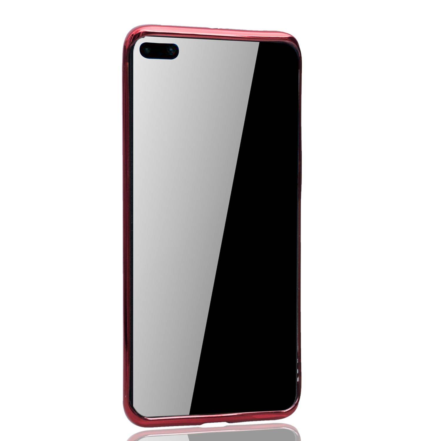 Huawei P40 Handyhülle Bumper Backcover Rot