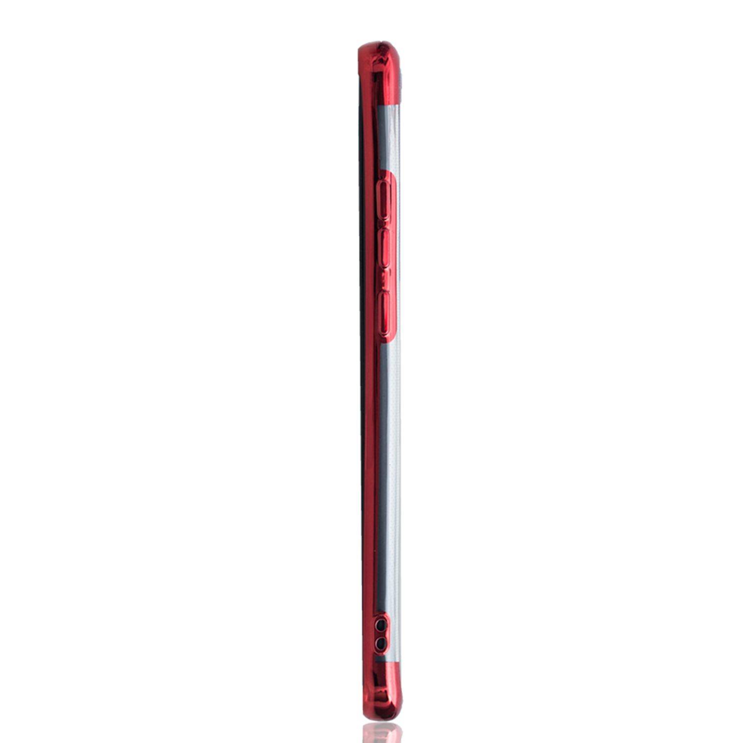 Huawei P40 Handyhülle Bumper Backcover Rot