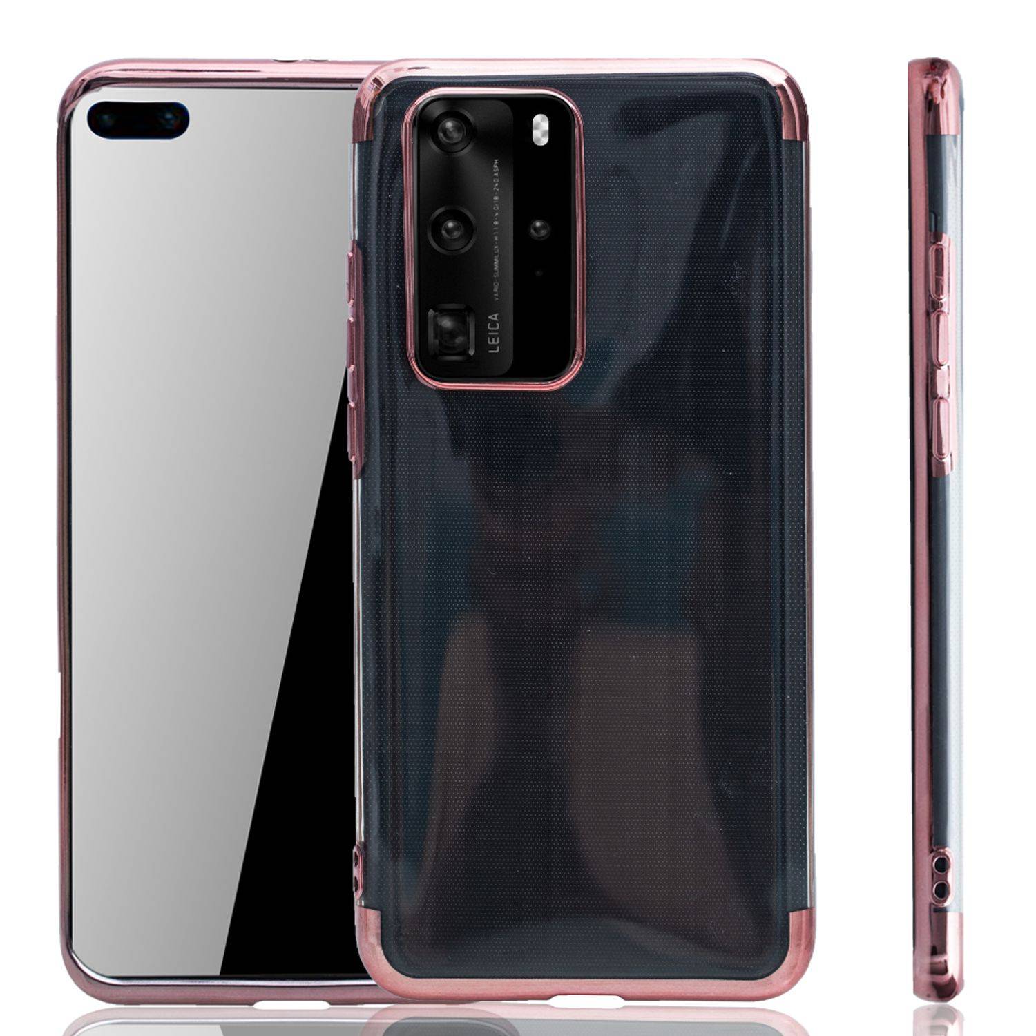 Huawei P40 Handyhülle Bumper Backcover Rosa