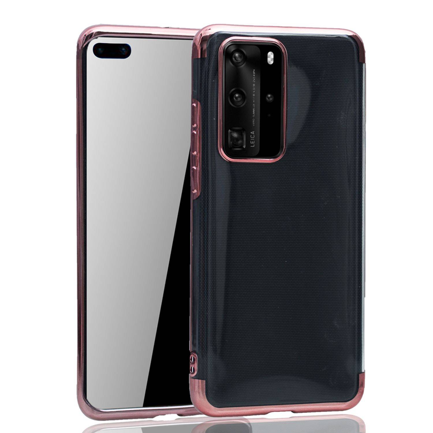Huawei P40 Handyhülle Bumper Backcover Rosa