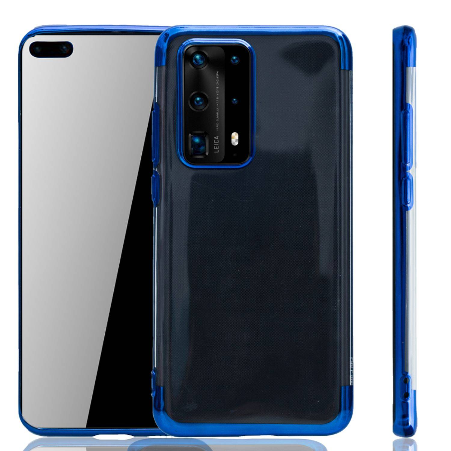 Huawei P40 Pro Handyhülle Bumper Backcover Blau