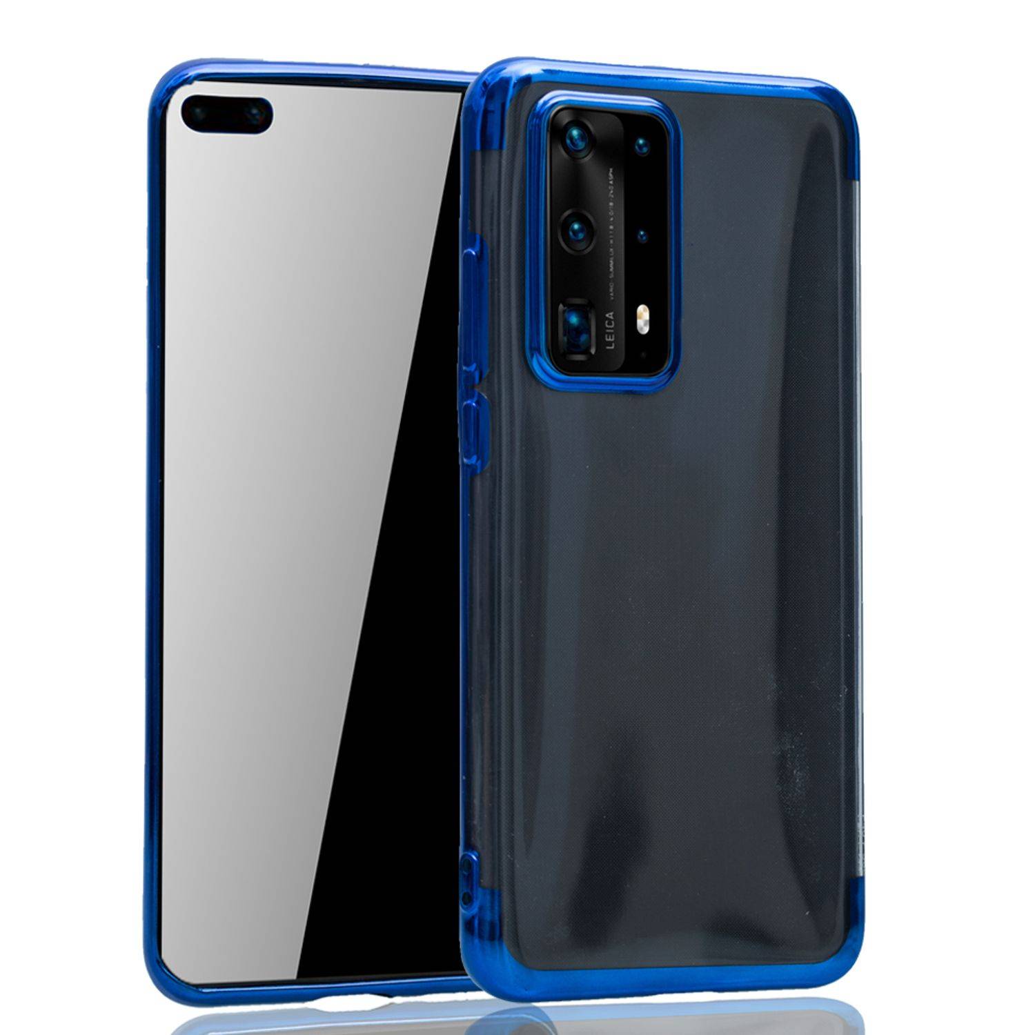Huawei P40 Pro Handyhülle Bumper Backcover Blau