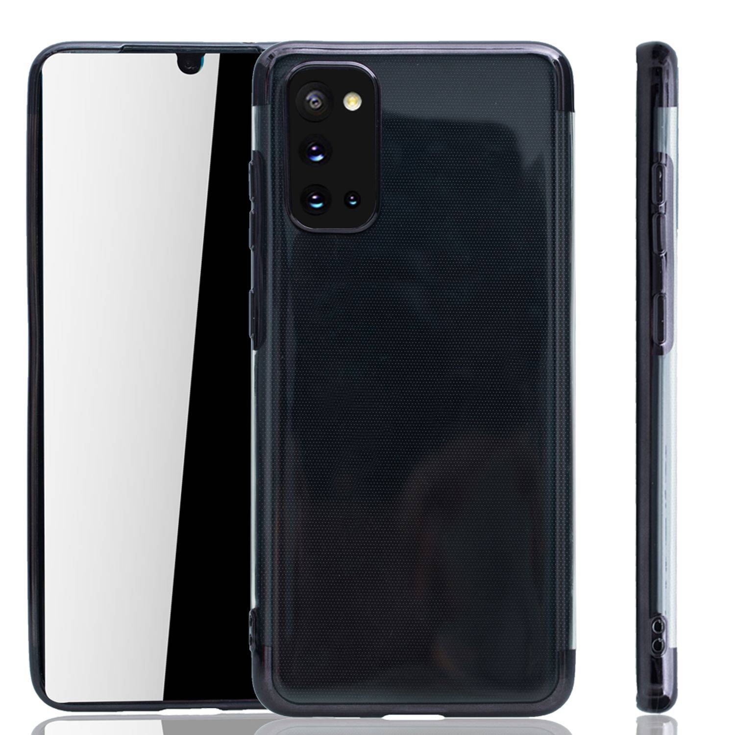 Samsung Galaxy A31 Handyhülle Bumper Backcover Schwarz