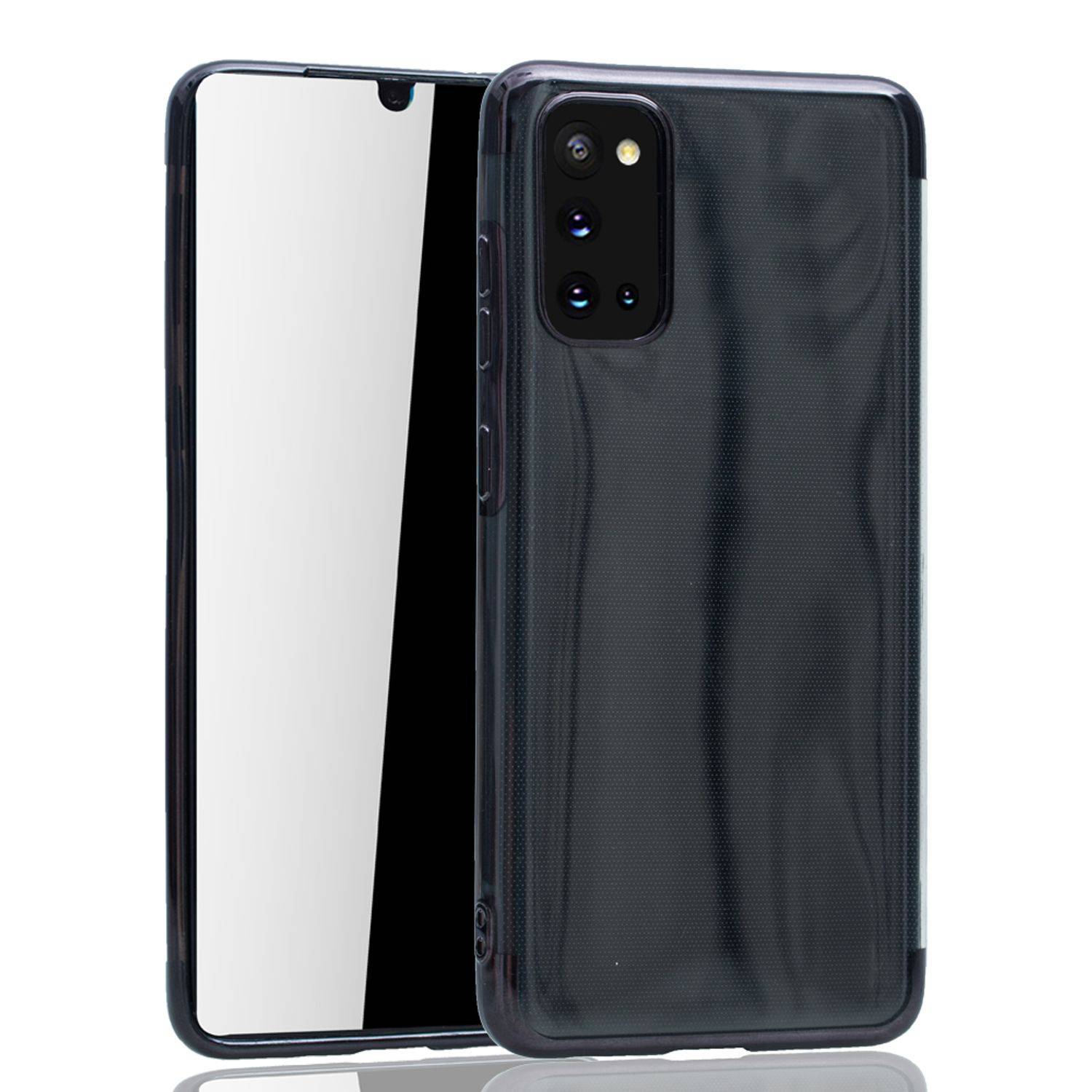 Samsung Galaxy A31 Handyhülle Bumper Backcover Schwarz