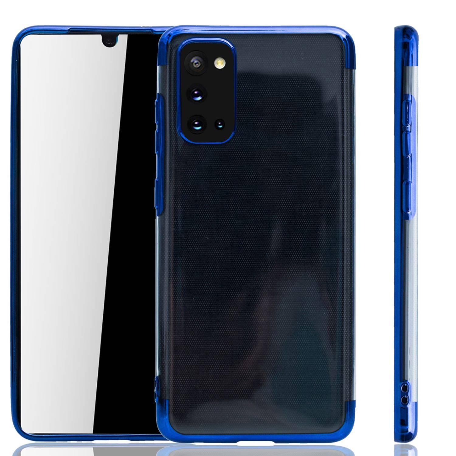 Samsung Galaxy A31 Handyhülle Bumper Backcover Blau