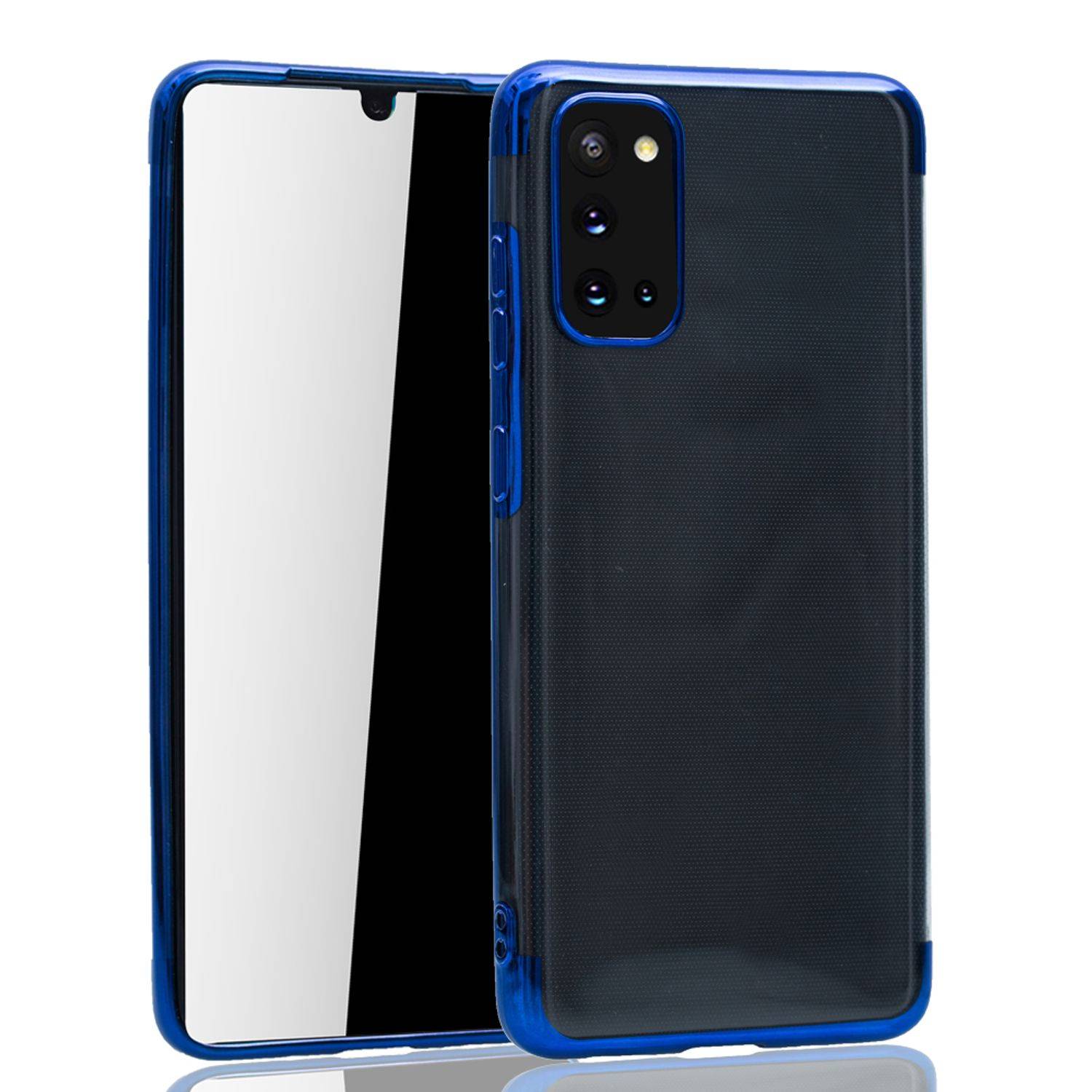 Samsung Galaxy A31 Handyhülle Bumper Backcover Blau