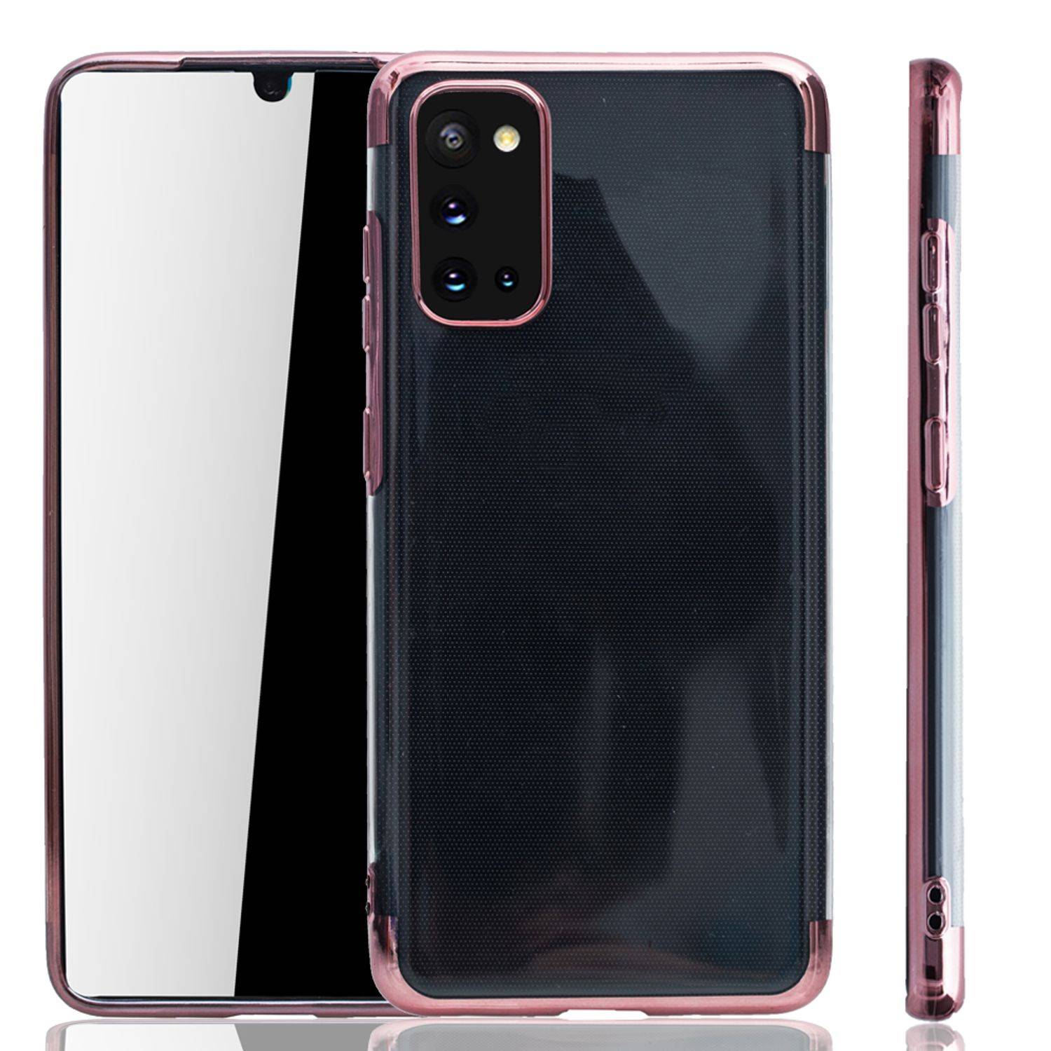 Samsung Galaxy A31 Handyhülle Bumper Backcover Rosa