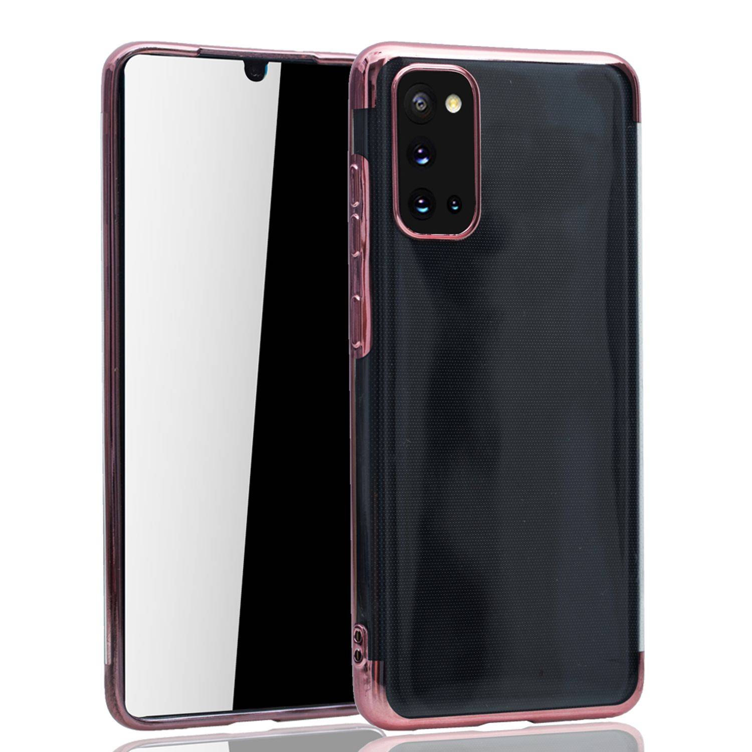 Samsung Galaxy A31 Handyhülle Bumper Backcover Rosa