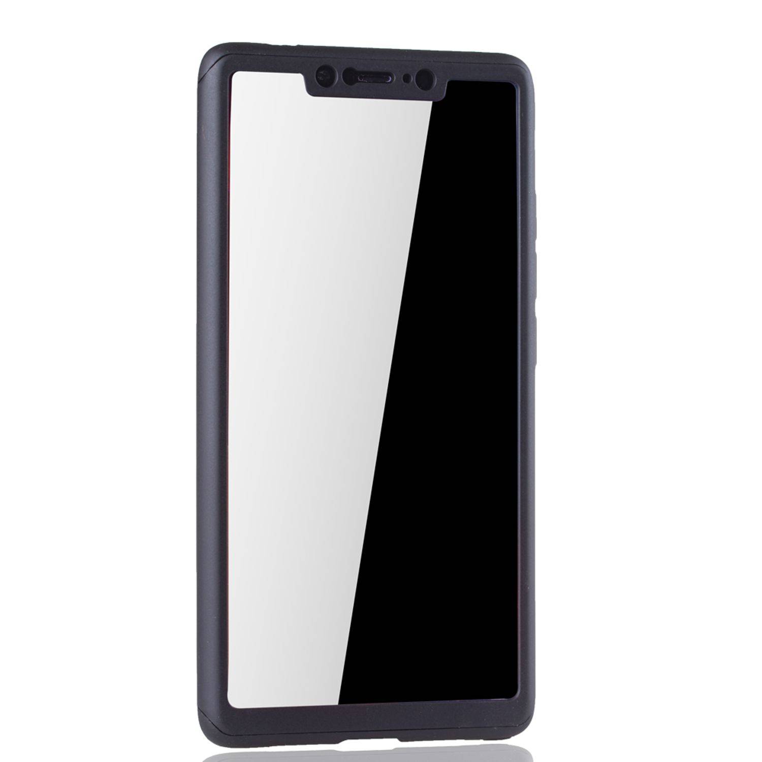Xiaomi Mi 8 SE Handyhülle 360 Grad Schutz Full Cover Schwarz