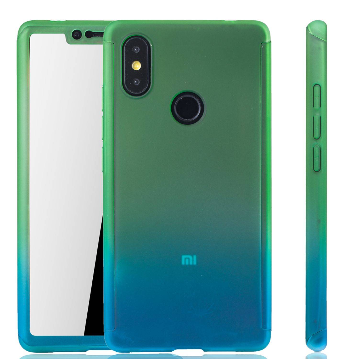 Xiaomi Mi 8 SE Handyhülle 360 Grad Schutz Full Cover Mehrfarbig
