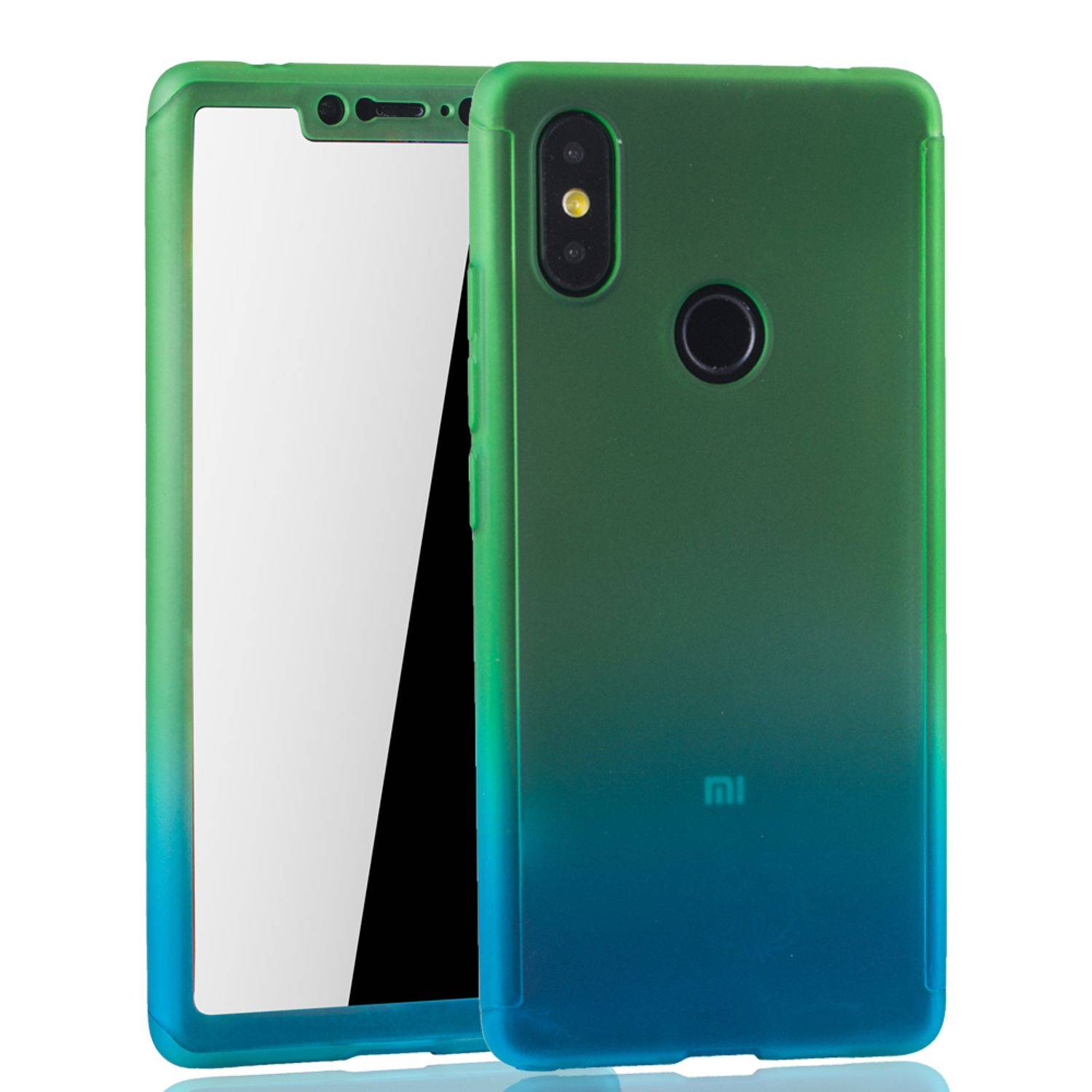 Xiaomi Mi 8 SE Handyhülle 360 Grad Schutz Full Cover Mehrfarbig