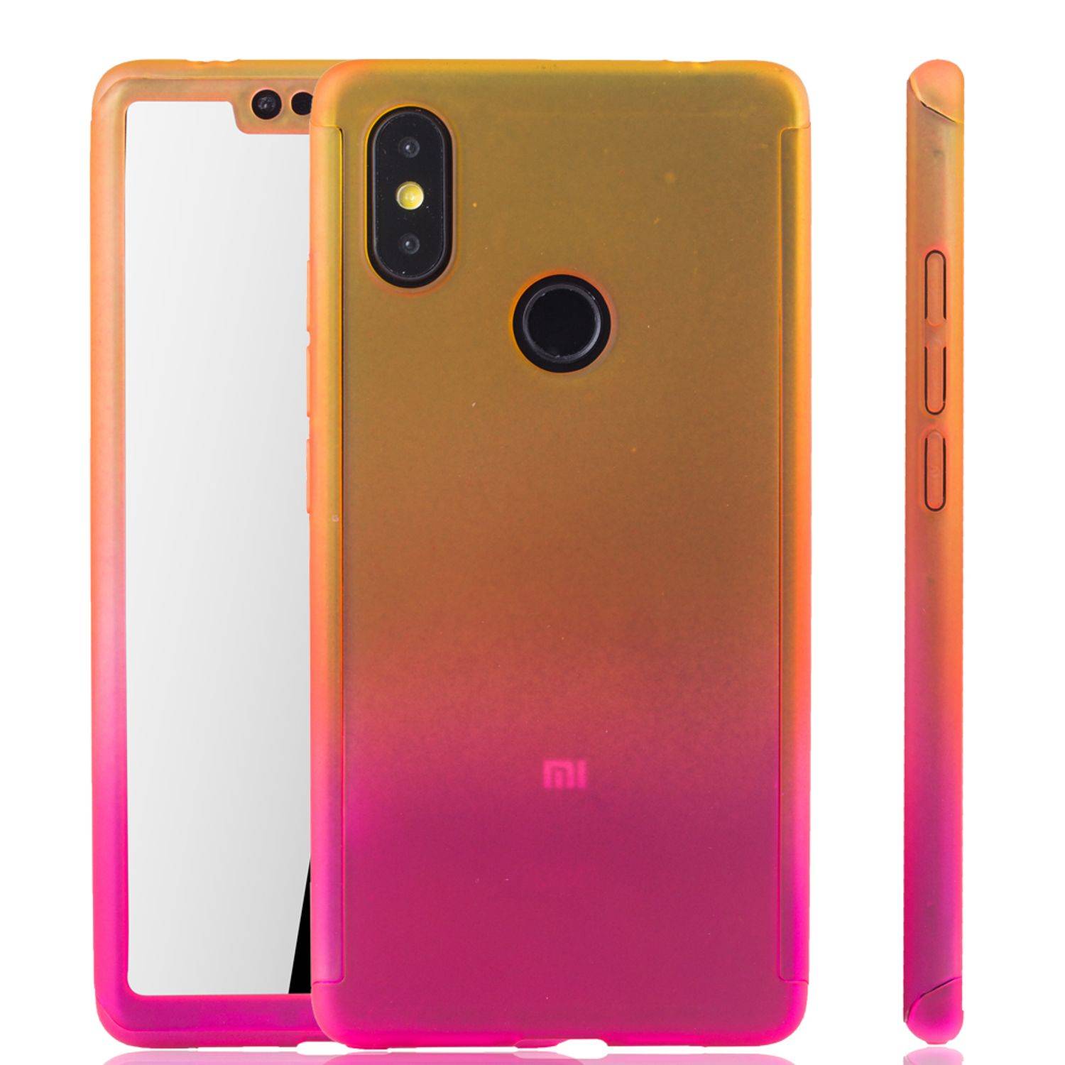Xiaomi Mi 8 SE Handyhülle 360 Grad Schutz Full Cover Mehrfarbig