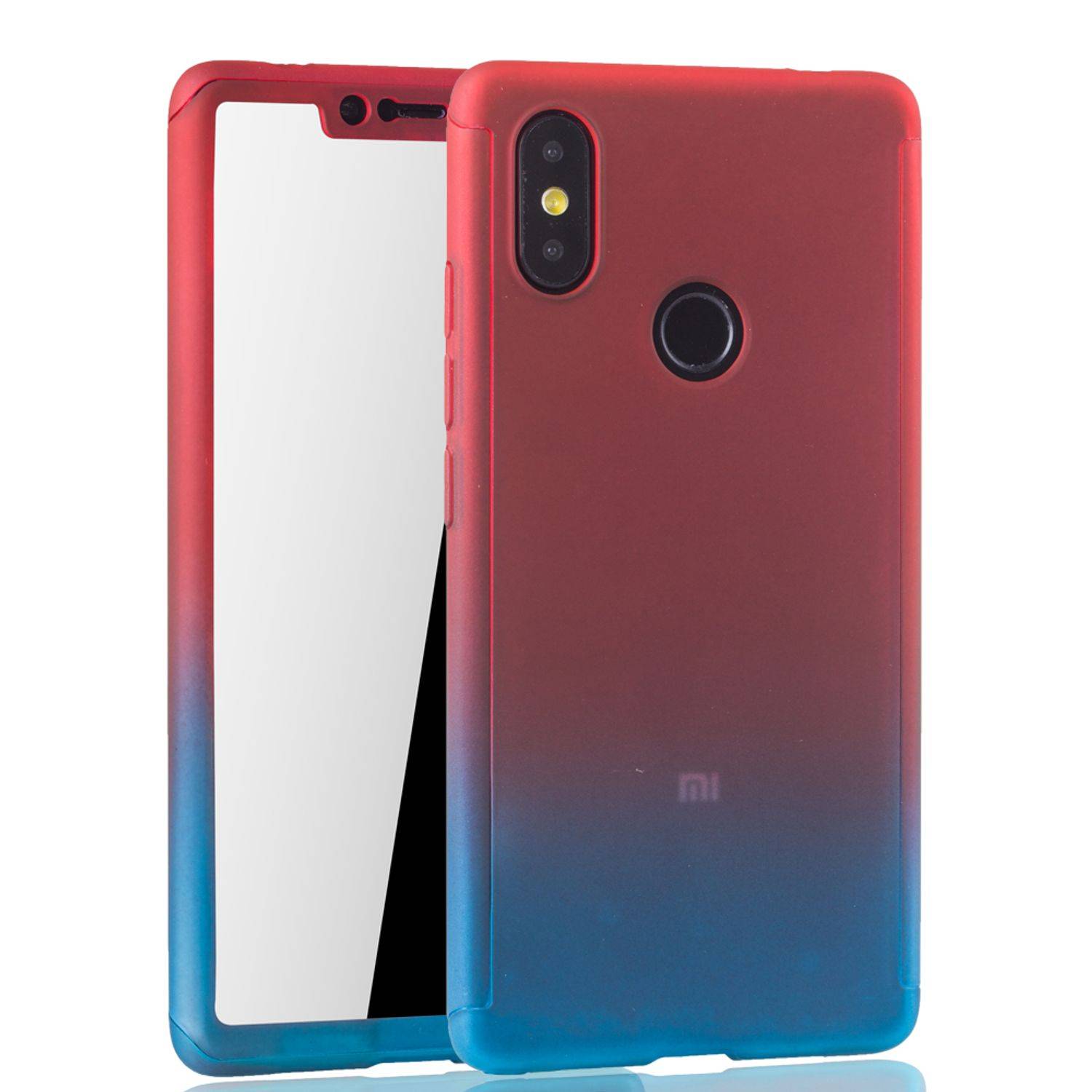 Xiaomi Mi 8 SE Handyhülle 360 Grad Schutz Full Cover Mehrfarbig