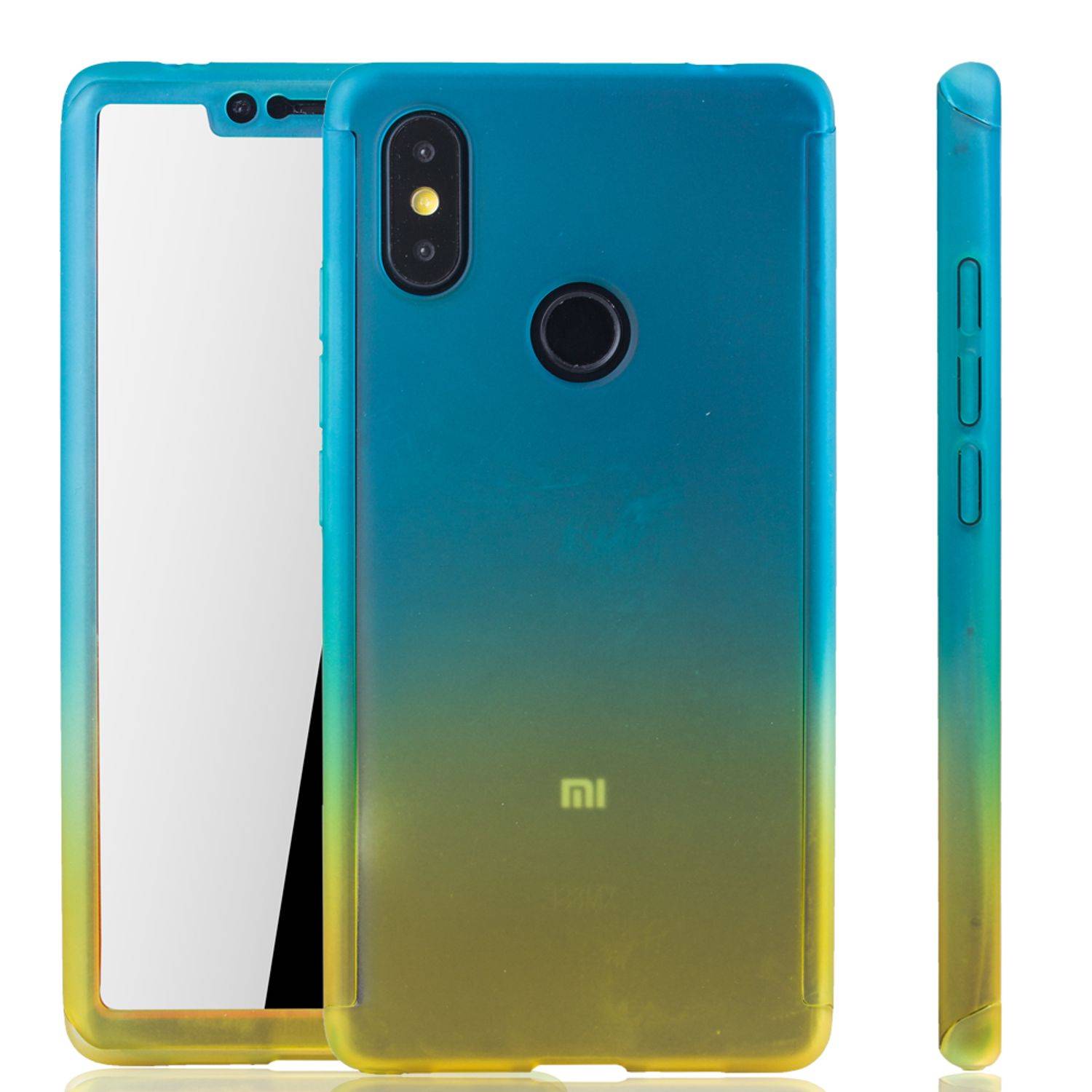 Xiaomi Mi 8 SE Handyhülle 360 Grad Schutz Full Cover Mehrfarbig
