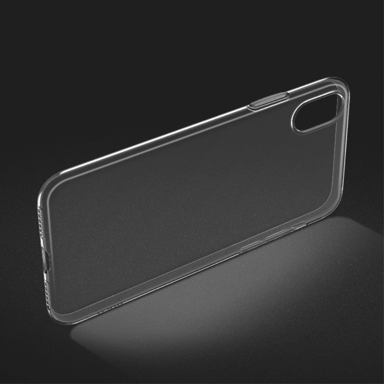 Apple iPhone XS Max Handyhülle Ultra Dünn Bumper Backcover Transparent