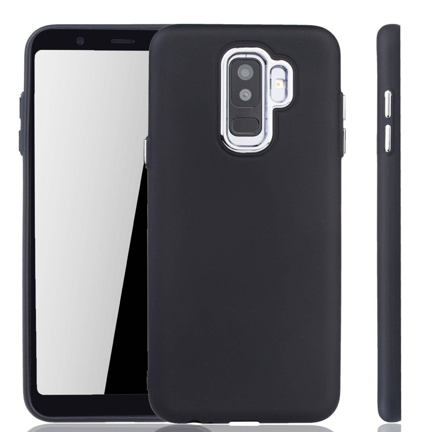 Samsung Galaxy A6 Plus (2018) Handyhülle Backcover Schwarz
