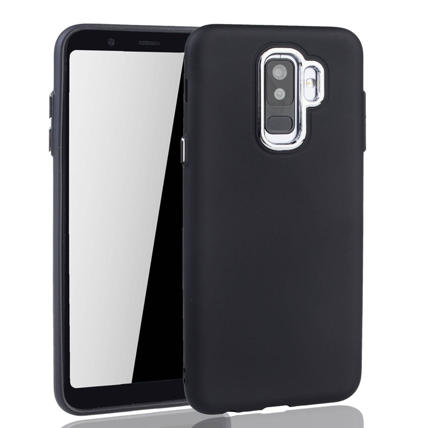 Samsung Galaxy A6 Plus (2018) Handyhülle Backcover Schwarz