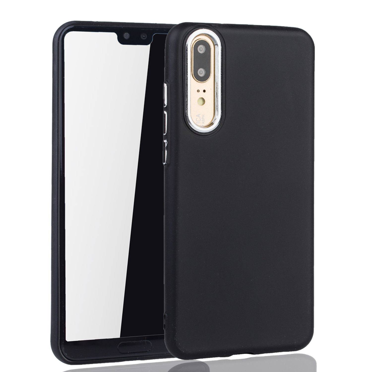 Huawei P20 Handyhülle Backcover Schwarz