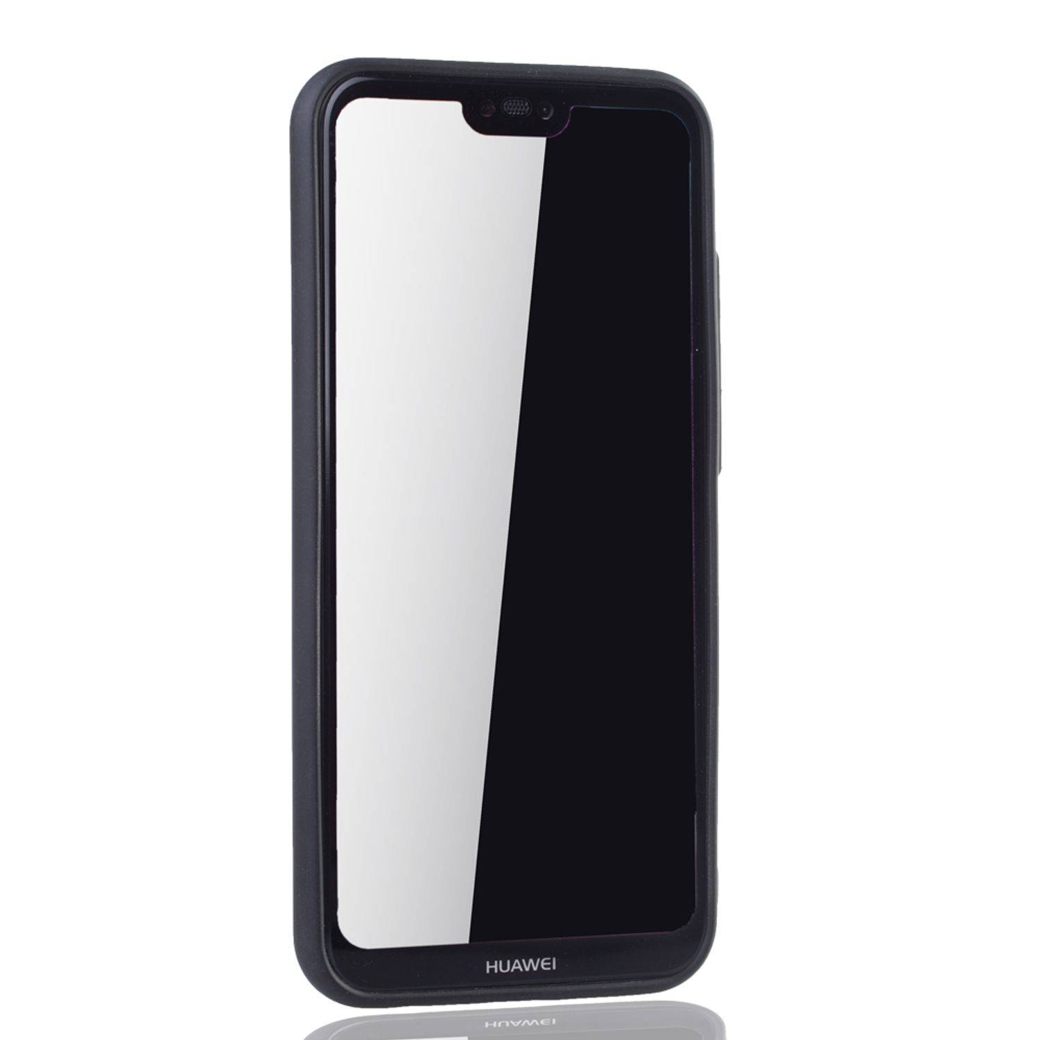 Huawei P20 Lite Handyhülle Backcover Silber