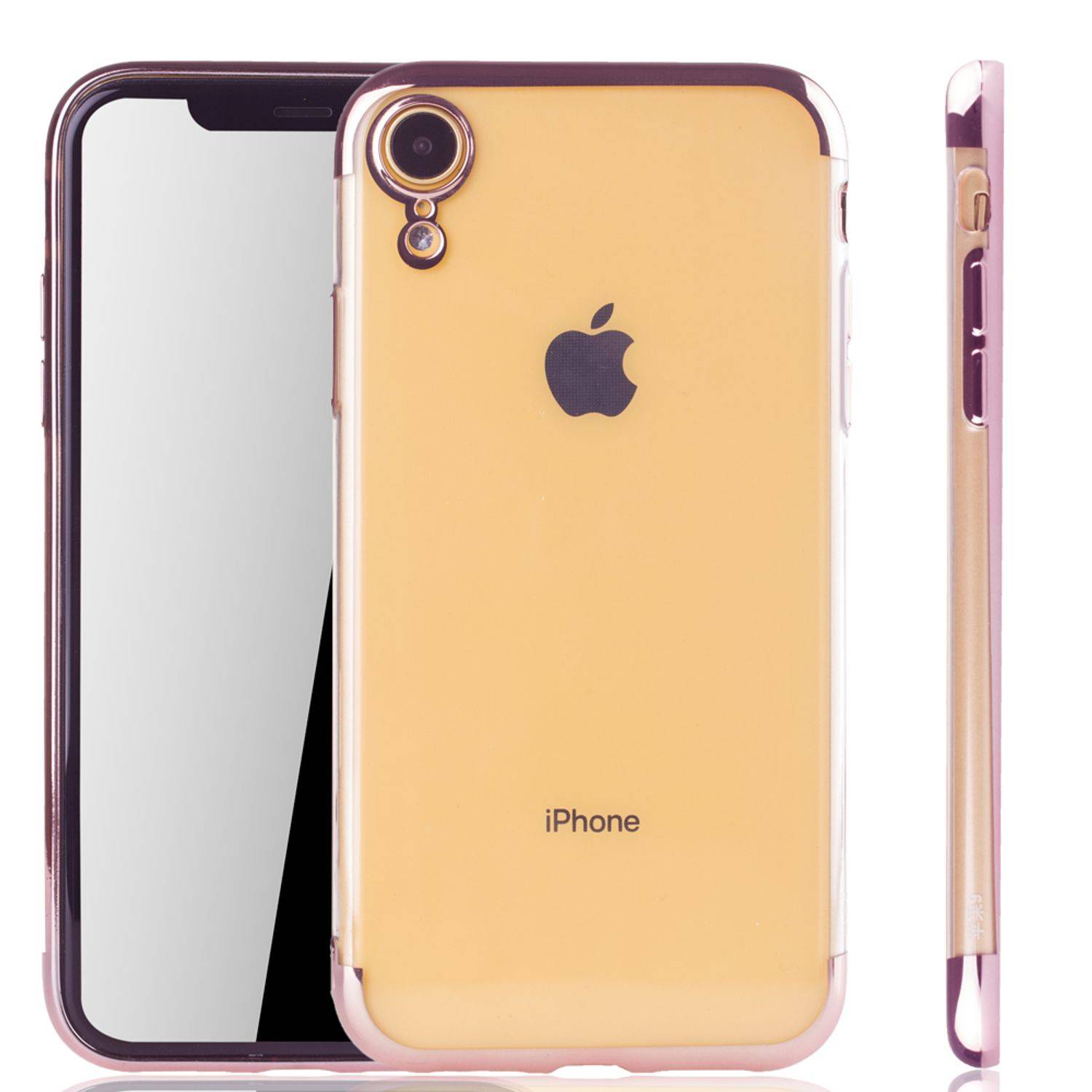 Apple iPhone XR Handyhülle Bumper Backcover Rosa