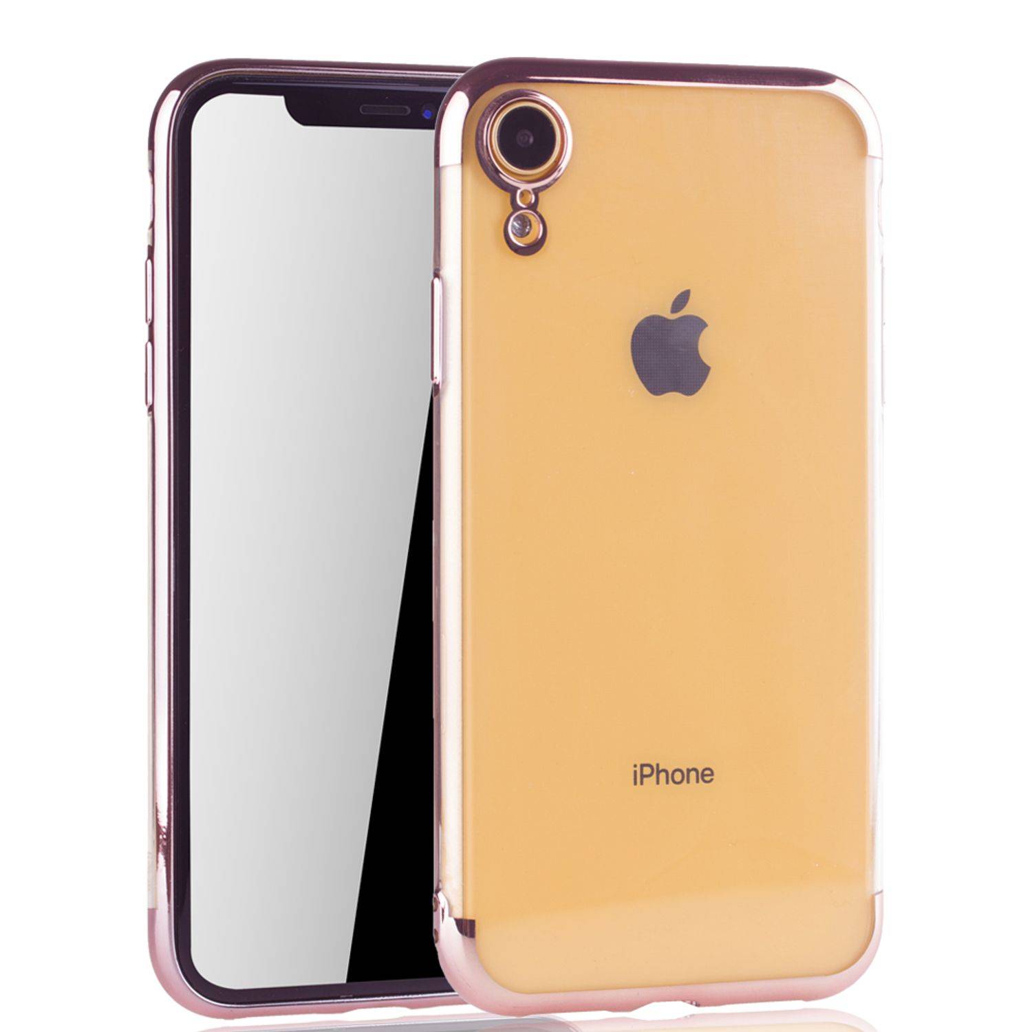 Apple iPhone XR Handyhülle Bumper Backcover Rosa