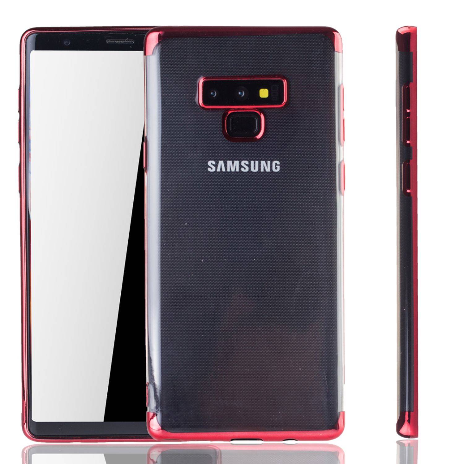 Samsung Galaxy Note 9 Handyhülle Bumper Backcover Rot