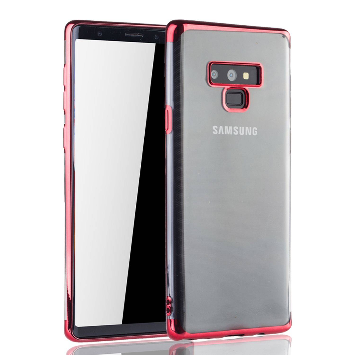 Samsung Galaxy Note 9 Handyhülle Bumper Backcover Rot