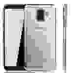 Samsung Galaxy A6 (2018) Handyhülle Bumper Backcover Silber
