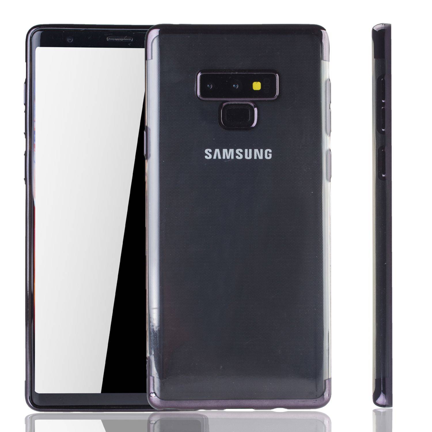 Samsung Galaxy Note 9 Handyhülle Bumper Backcover Schwarz