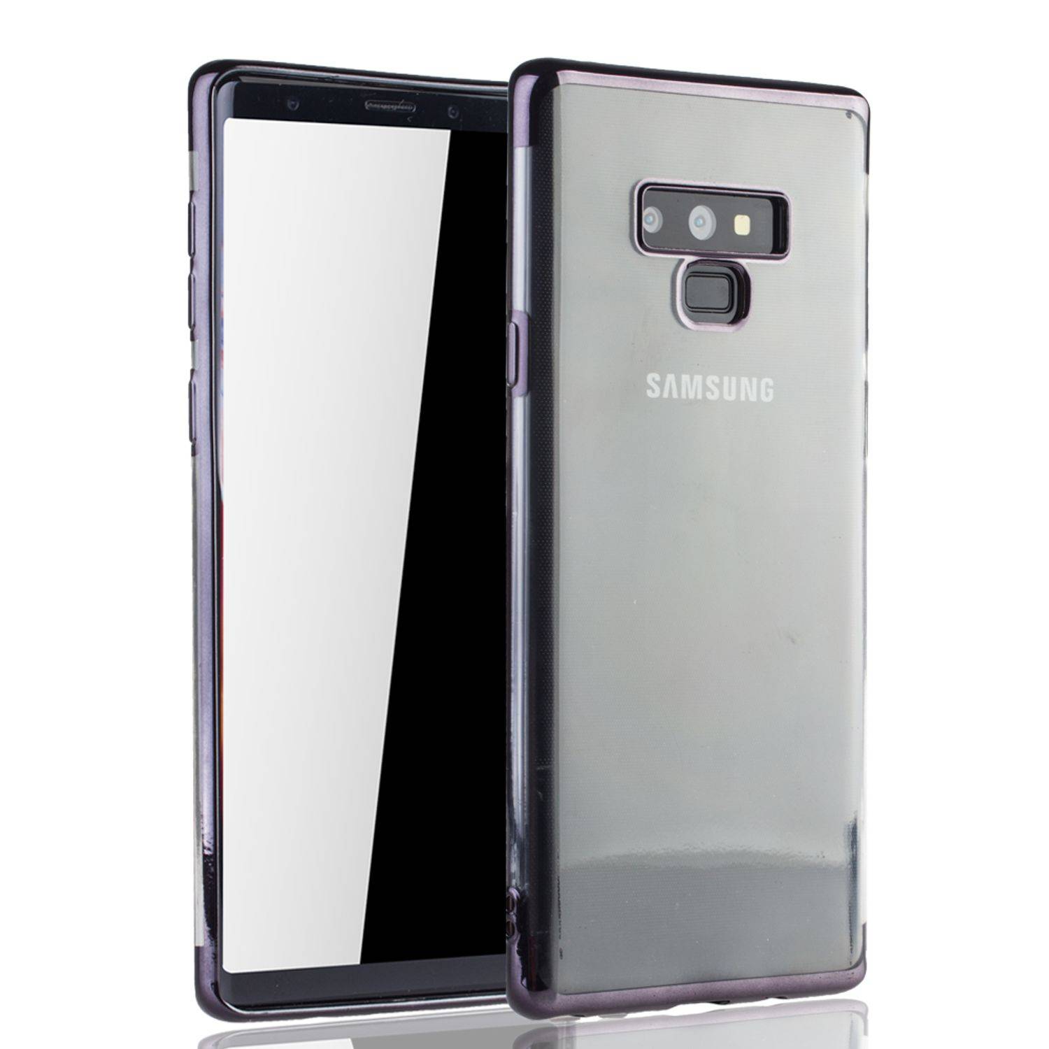 Samsung Galaxy Note 9 Handyhülle Bumper Backcover Schwarz