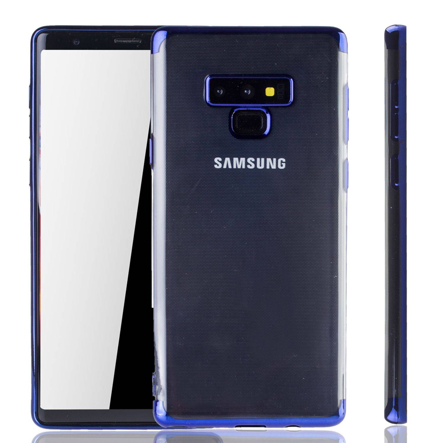Samsung Galaxy Note 9 Handyhülle Bumper Backcover Blau