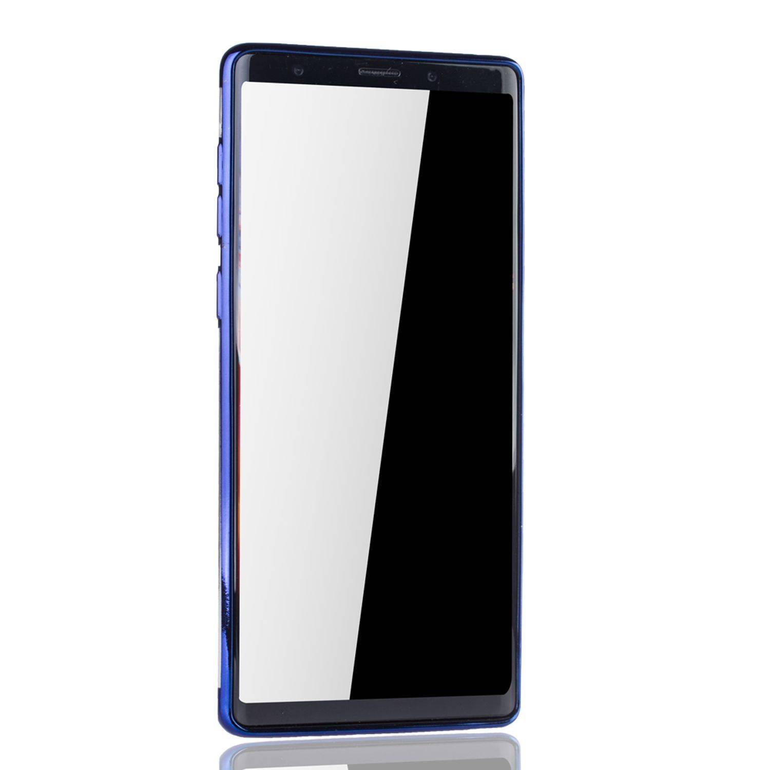Samsung Galaxy Note 9 Handyhülle Bumper Backcover Blau