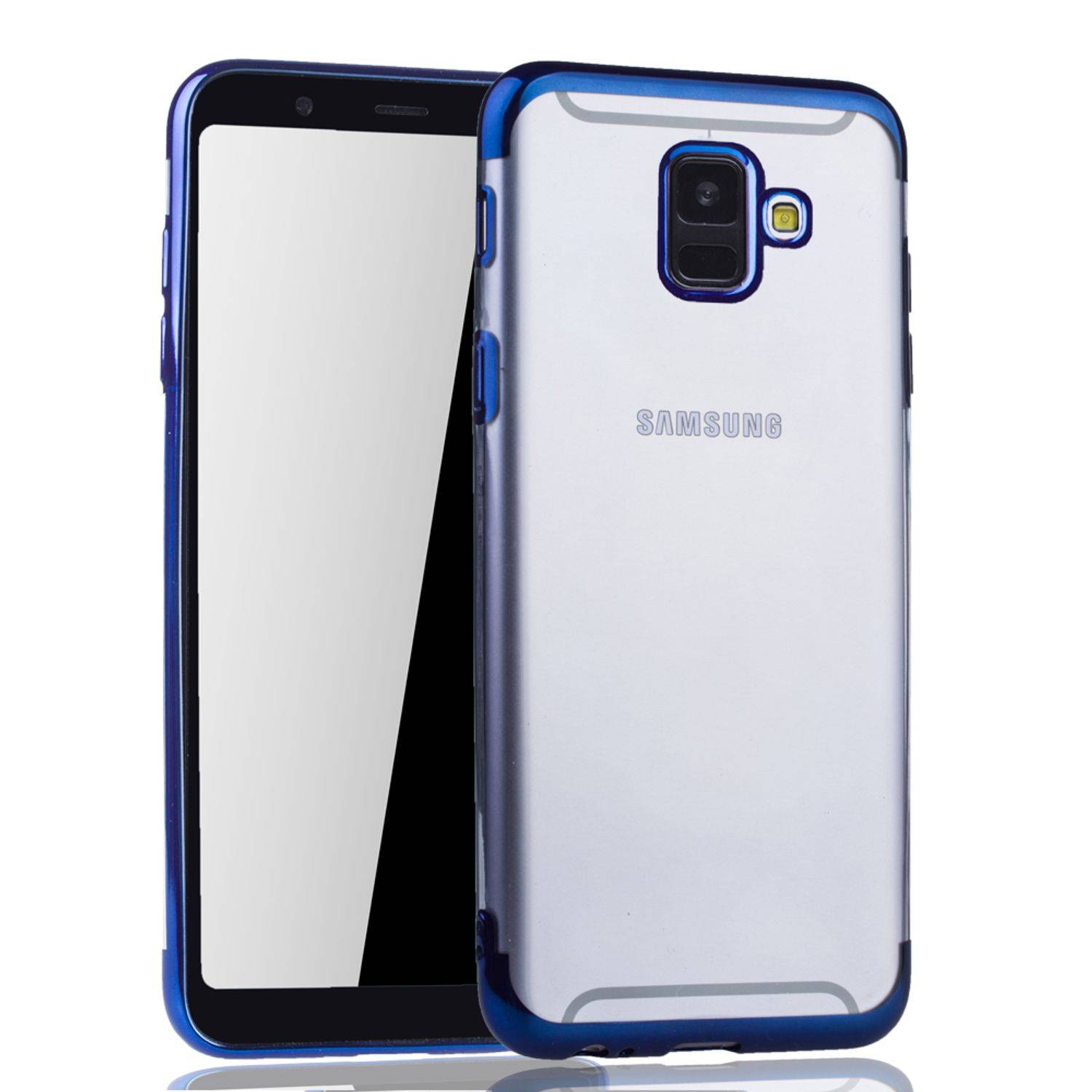 Samsung Galaxy A6 (2018) Handyhülle Bumper Backcover Blau