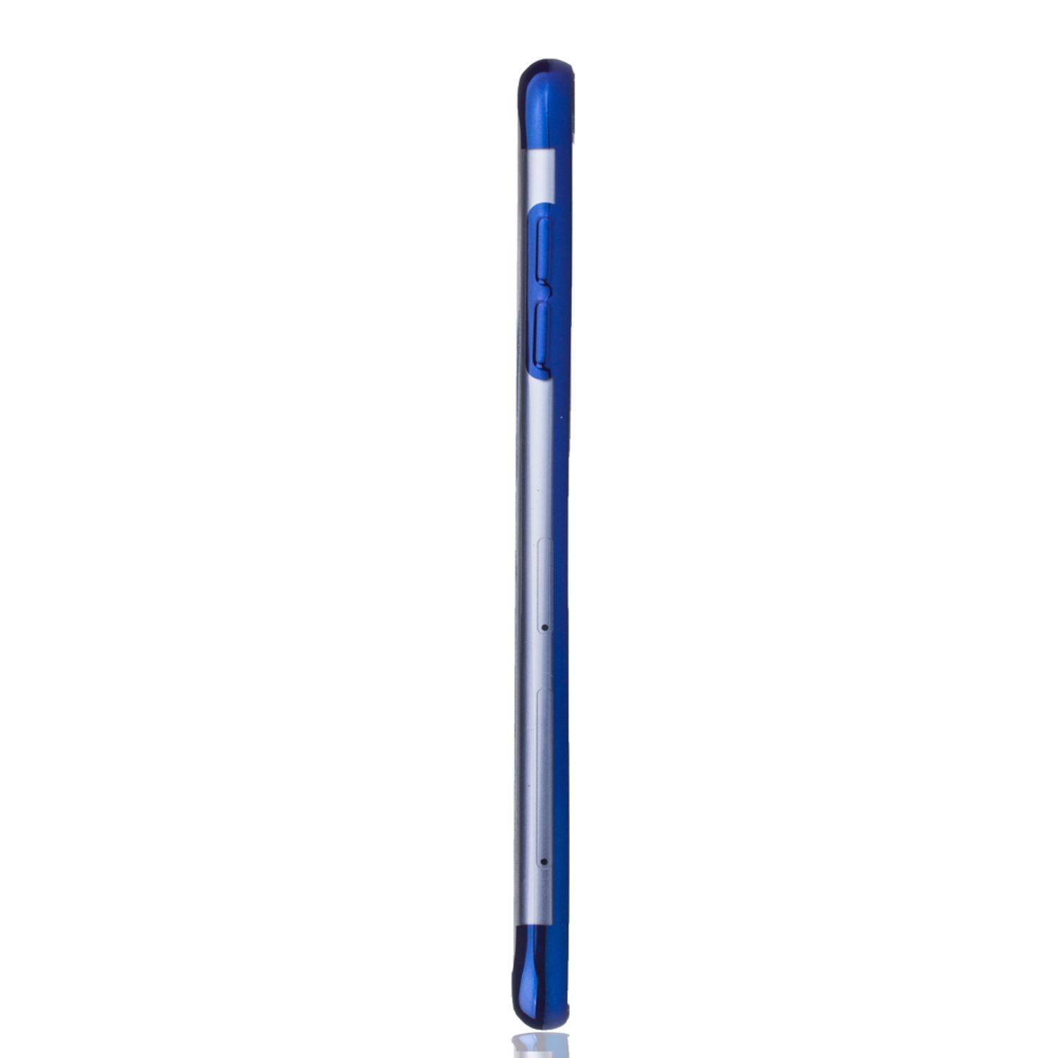 Samsung Galaxy A6 Plus (2018) Handyhülle Bumper Backcover Blau
