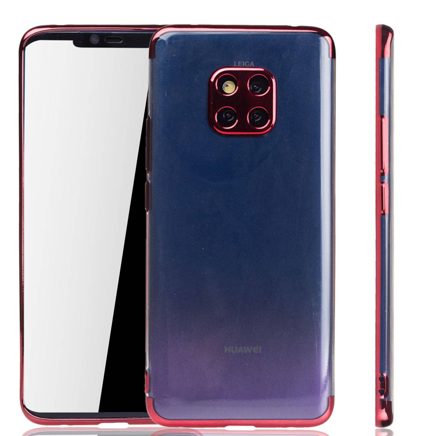 Huawei Mate 20 Pro Handyhülle Bumper Backcover Rot