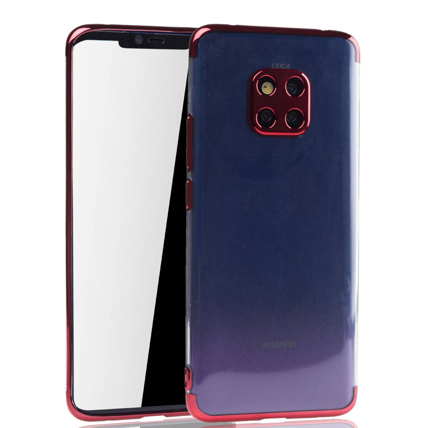 Huawei Mate 20 Pro Handyhülle Bumper Backcover Rot
