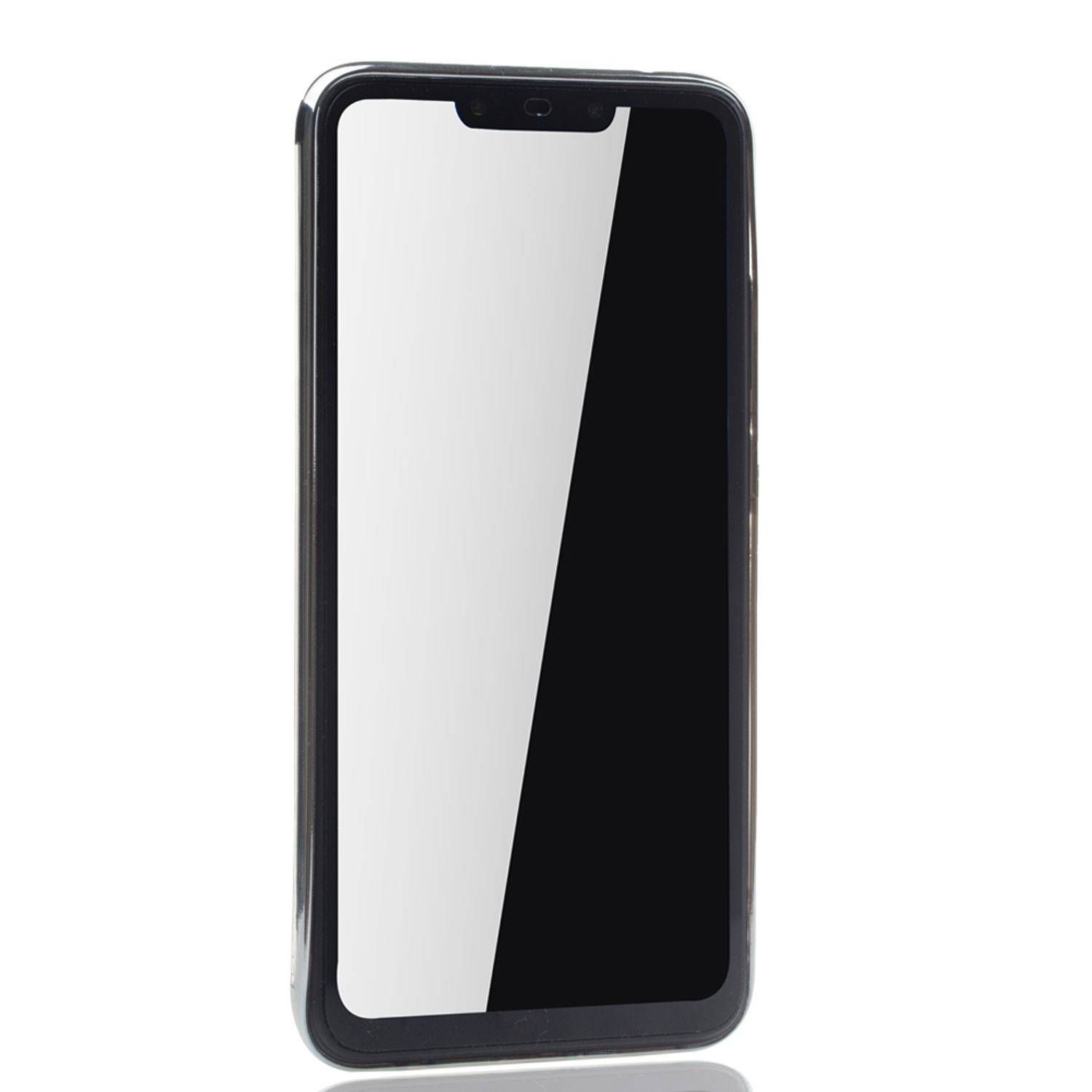 Huawei Mate 20 Lite Handyhülle Bumper Backcover Silber