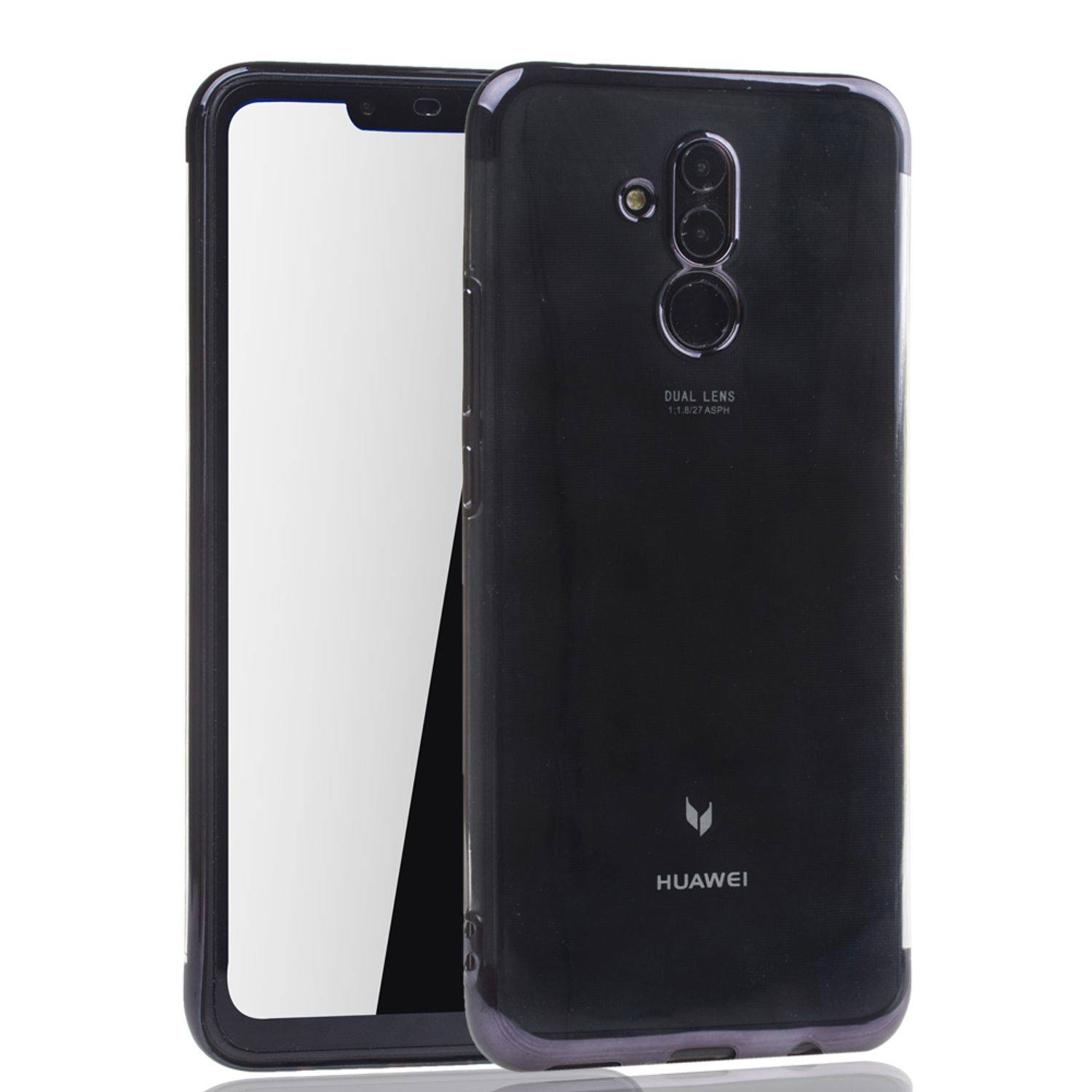 Huawei Mate 20 Lite Handyhülle Bumper Backcover Schwarz