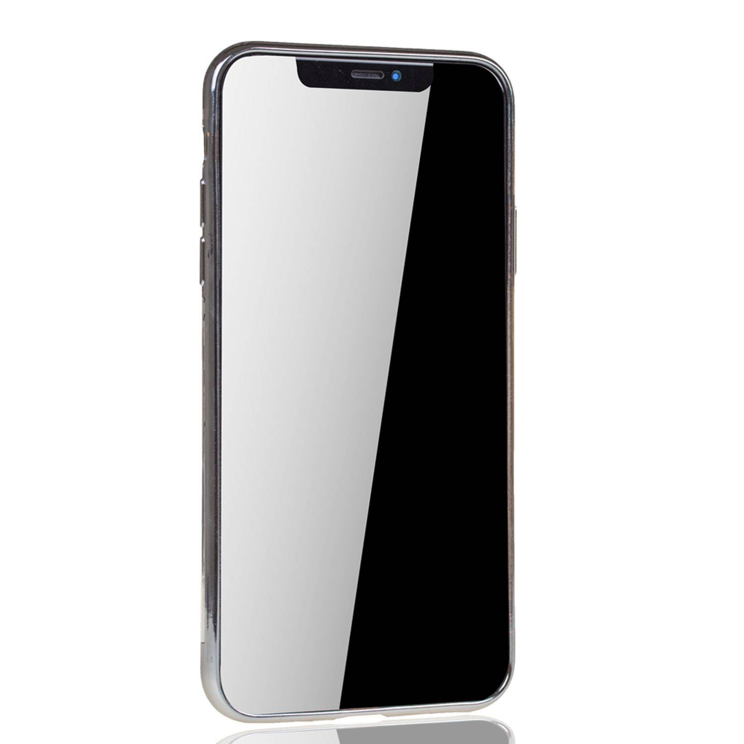 Apple iPhone 11 Pro Handyhülle Bumper Backcover Silber