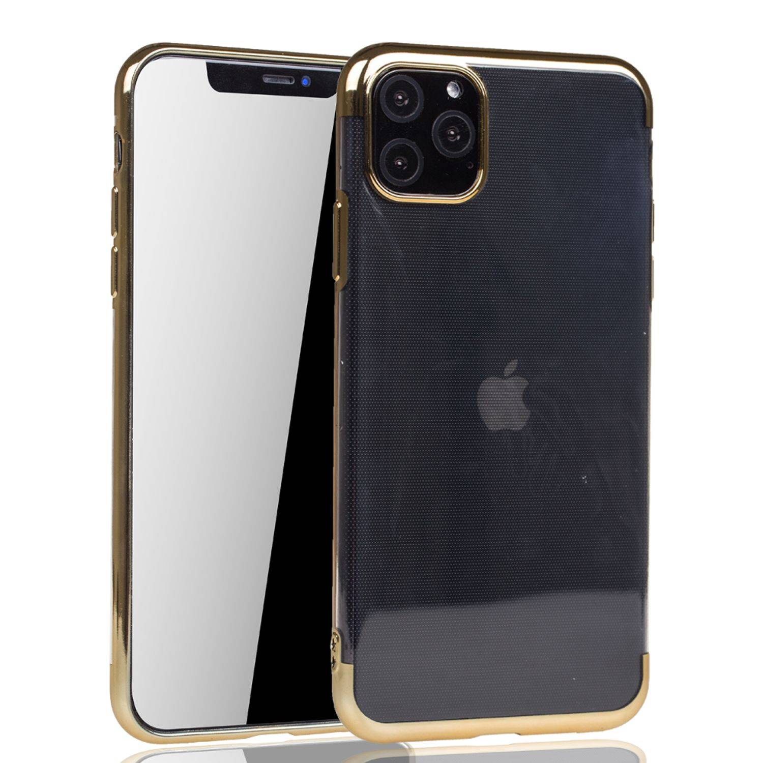 Apple iPhone 11 Pro Handyhülle Bumper Backcover Gold