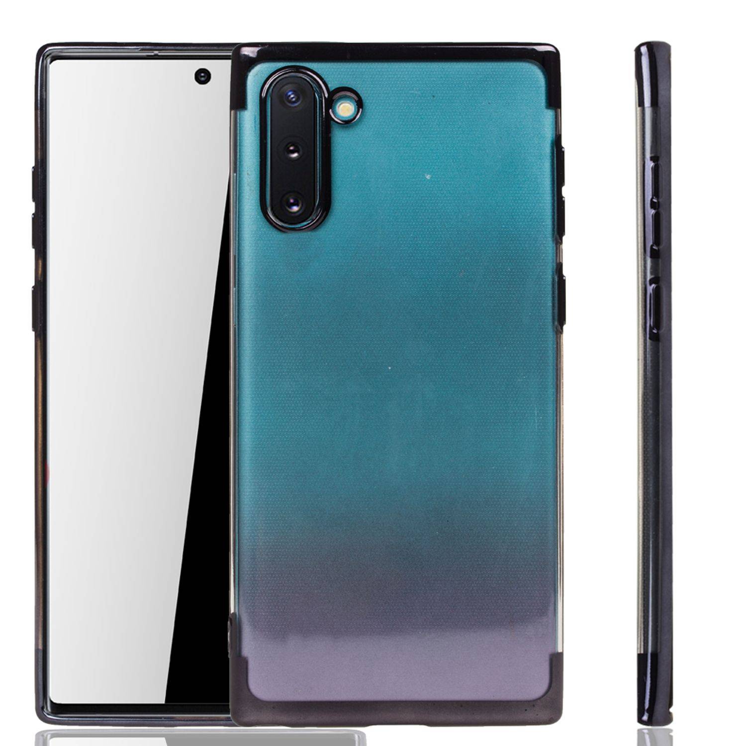 Samsung Galaxy Note 10 Handyhülle Bumper Backcover Schwarz